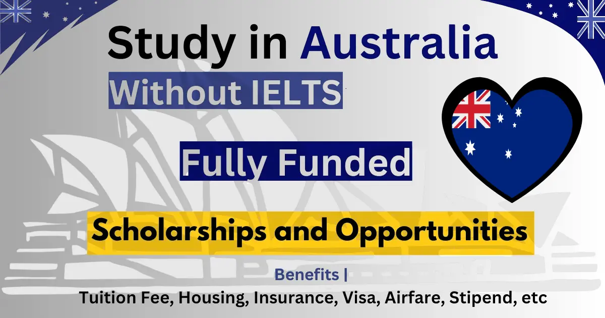 Scholarships in Australia Without IELTS 2025