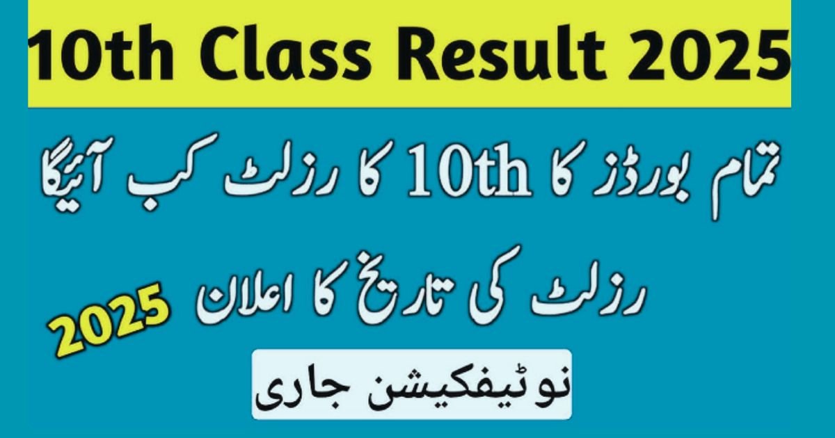 10th Class Result Date 2025